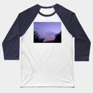 Light Purple Sky Baseball T-Shirt